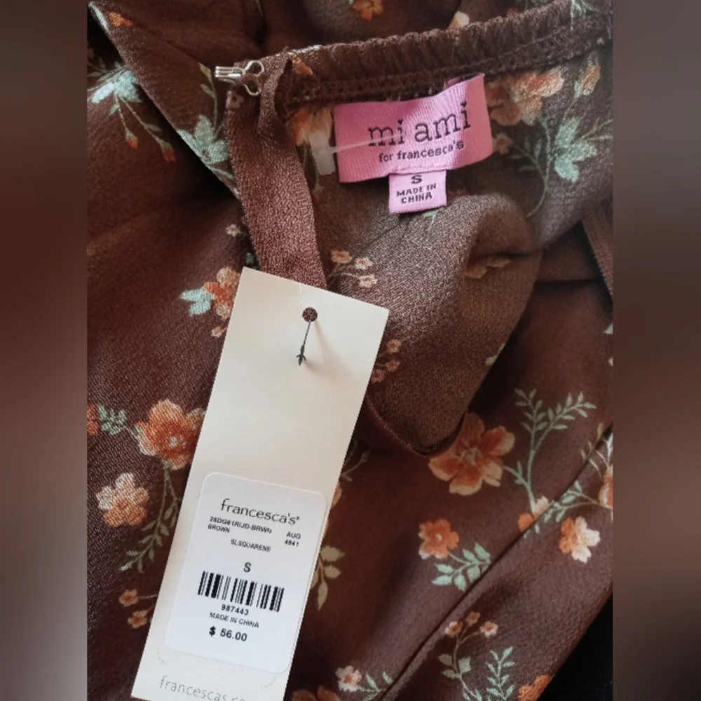 Brown Floral Dress - Picture 4 of 4